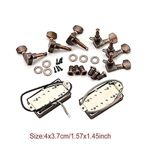 VENNSDIYU Kit de chevilles de réglage de guitare ensemble de têtes de Machine boutons de réglage en Bronze… - Les Beatles, Paul McCartney, John Lennon, RIngo Starr, George Harrison VENNSDIYU Kit de chevilles de réglage de guitare ensemble de têtes de Machine boutons de réglage en Bronze… – Image 5