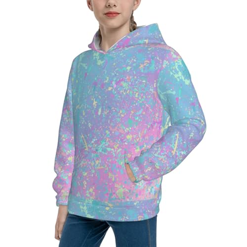 Fantasy Gradient Kid Hoodies Boys Sweatshirts Girls Pullover with Pocket2