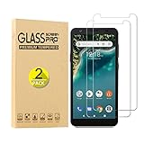 [2-Pack] Tznzxm for ZTE Avid 589 Tempered Glass, Consumer Cellular ZTE Avid 589 Screen Protector,Cas