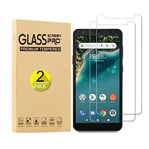 [2-Pack] Tznzxm for ZTE Avid 589 Tempered Glass, Consumer Cellular ZTE Avid 589 Screen Protector,Case Friendly 9H Hardness HD Anti-Scratch, Bubble Free Film for Consumer Cellular ZTE Avid 589