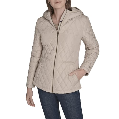 Tommy Hilfiger レディース アウター キルトジャケット、チノ、L