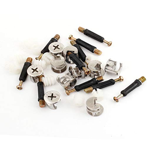 New Lon0167 10 Sets Featured Furniture Side Connecting reliable efficacy 15mm x 14mm Cam Fitting Dowel Pre-inserted Nut(id:2f4 3e fb 72b)