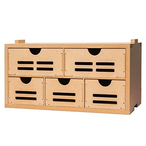 Bucasso Wooden Model Kit Tool Storage Rack, Wooden Paint Rack With Mdf Material, Model Tool Kit Organizer, Paint Organizer, Craft Supplies Storage, Brush/Tool Holder For Tamiya Gundam Tools, Gk2 #TOP14