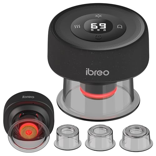 Pulse Pro Smart Schröpftherapie-Massagegerät mit Wärme, Rotlichttherapie, dynamische Saugkraft, Druckentlastung mit einem Knopf zur Schmerzlinderung, Muskelkater, Durchblutung und straffere Haut