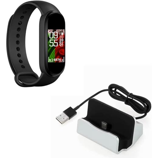 Lapras M8 Smart Watch Activity Tracker Combo Pack