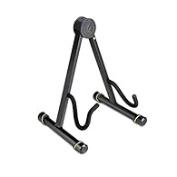Guitar stand for electric guitars and basses in a shape Straightforward, rock-solid construction. Soft rubber backrest and TPU padding Two expansion angles. Folds flat for transport and storage.