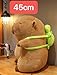 peluche de Capybara Capibara peluche con Tortuga Verde Imagen de peluche de Capybara Capibara peluche con Tortuga Verde