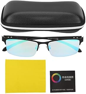 Color Blindness Glasses for Men and Women, Lightweight High Transmittance Colorblind Glasses with Storage Case for All Types of Color Blind