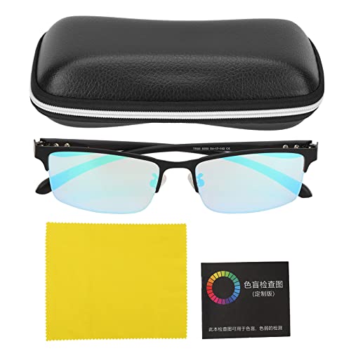Color Blindness Glasses for Men and Women, Lightweight High Transmittance Colorblind Glasses with Storage Case for All Types of Color Blind