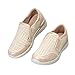 CLEIKS Loafers Comode per Donna Sandali Scarpe per Anziane Estate Elegante Mocassino Scarpe Estive Regalo per la Festa della Mamma Scarpe da Business (Oro, 37 EU, WCL260328-10)