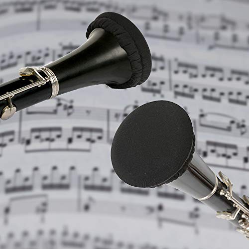 2 Pack Reusable Music Instrument Bell Cover, 3-3.3\" Ideal Bell Cover for Instrument Care Musical Instrument Accessories for Clarinet Cornet,black - Thumbnail 5