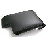 SP-Auto Black Leather Armrest Center Console Armrest Lid Cover For BMW E46 1999-2004 （Not just the leather part, include whole cover in the picture）
