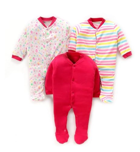 Image of Smiley APPU 100% Cotton Rompers /Sleepsuits /Jumpsuit /Night Suits for Baby Boys & Girls, Infants, New Borns