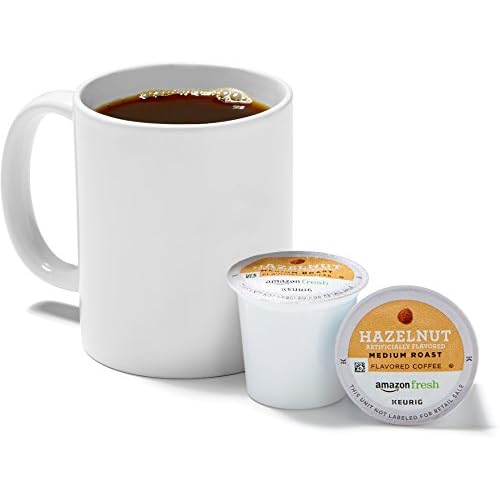 AmazonFresh 80 Ct. K-Cups, Hazelnut Flavored Medium Roast, Keurig K-Cup Brewer Compatible