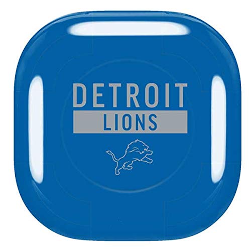 Skinit Decal Audio Skin Compatible with Samsung Galaxy Buds Pro - Officially Licensed NFL Detroit Lions Blue Performance Series Design