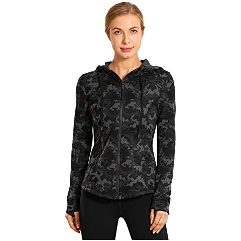 CRZ YOGA Sudadera con Capucha de Algodón para Mujer Cover