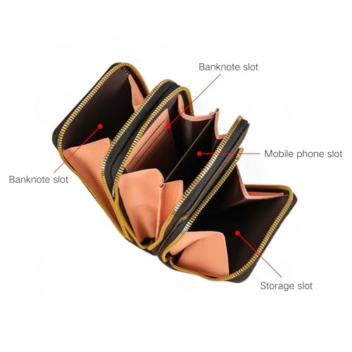 Image of Crossbody for Women, Trendy Small Phone Purse with Secure Card Slots, Lightweight Card wallet