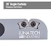 Luna Tech, LTK9505, Finger Carbide Knife Sharpener, Aluminum Plate, TPR Grooves, Laser Markings, Compact, Tether Hole