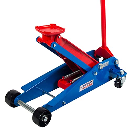 American Lifting Al2301 Floor Jack 3 Ton - Professional Heavy Duty Hydraulic Rapid Lift Floor Jack For Service Car Truck Suv, Red #TOP1