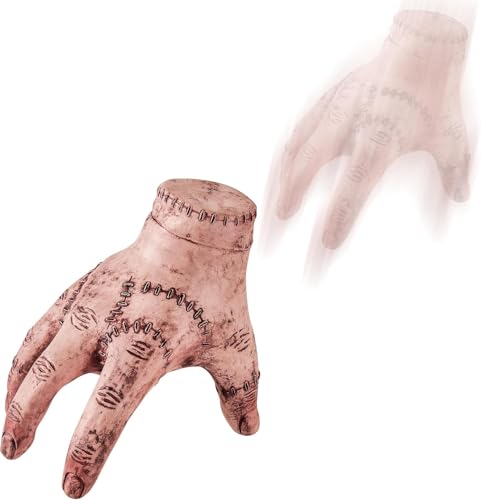 Halloween Animatronic Crawling Zombie Hand - Sound-Activated Creepy Motion & Effects for Haunted House, Horror Costume, Party Decor