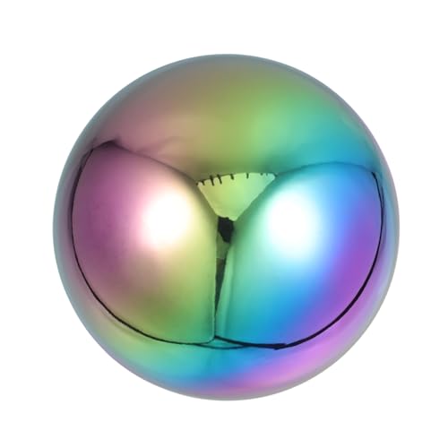 Totority Stainless Steel Garden Ball Decor Reflective Mirror Sphere Round Decor for Outdoor or Indoor Use
