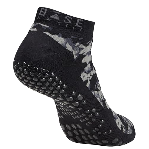 Base 33 Low Rise Grip Socks for Pilates, Barre, Martial Arts, Non-Slip Yoga Socks for Women and Men
