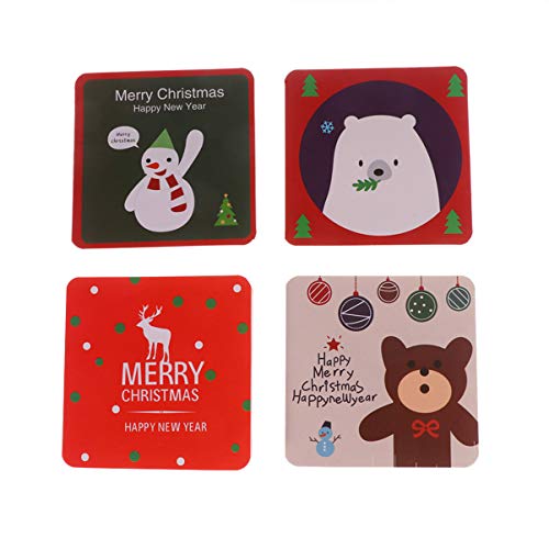 144 Cartes de Noël Créatives MAGICLULU Petites Cartes de Vœux Décorées