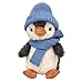 JcvPot Kuscheltier Pinguin 3er Set, 16 cm Weiches Stofftier mit M&uuml;tze und Schal, Ideal f&uuml;r Kinder und Erwachsene, Niedliches Geschenk f&uuml;r Geburtstage und Weihnachten