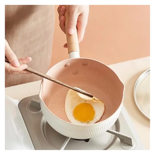 1pc Blue/Green/White Non Stick Pan Milk Food Pot Snow Frying and Boiling Integrated Induction Cooker Gas Universal - Image 6