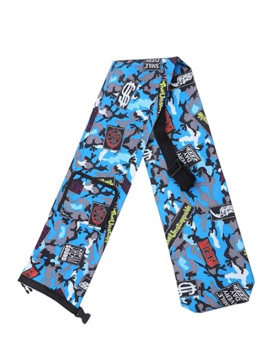 JUKOTA Custodia per canna da pesca da 145 cm,Custodia per canna da pesca,Con 2 scomparti,Portatile,Pieghevole,Impermeabile,Strumenti per canna da pesca pieghevoli per canna da pesca all'aperto