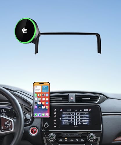 Soporte de teléfono magnético y cargador inalámbrico para Honda CR-V 5/7"