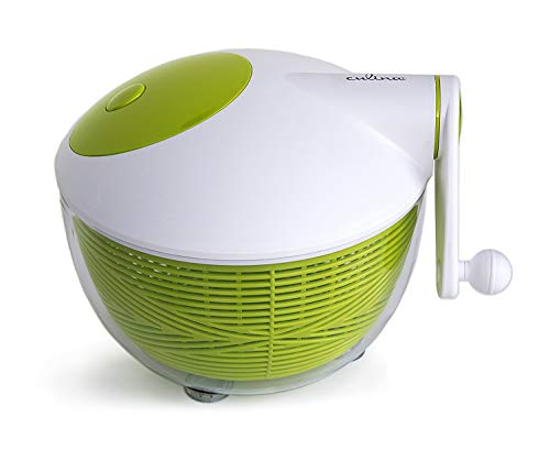 Culina Centrifugadora para salada, escorredor giratório, 3 litros compacto, eficiente, construção duradoura, características ergonómicas, preparações saudáveis e saborosas
