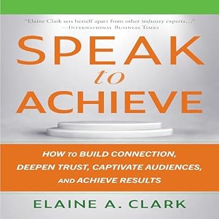 Speak to Achieve cover art