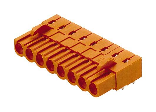 Conector Weidmuller de paso 5.08 mm modelo BLL 5.08/3/90 para circuito impreso