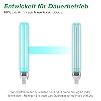 UVC Teichklärer 11 Watt | Desinfektion für klares Wasser im Teich | Wasserklärer ohne Chemie | UV-C Algenvernichter – Ansicht 6