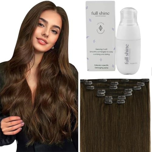 Full Shine Total 2 Packs Detangling Spray & 14 Inch