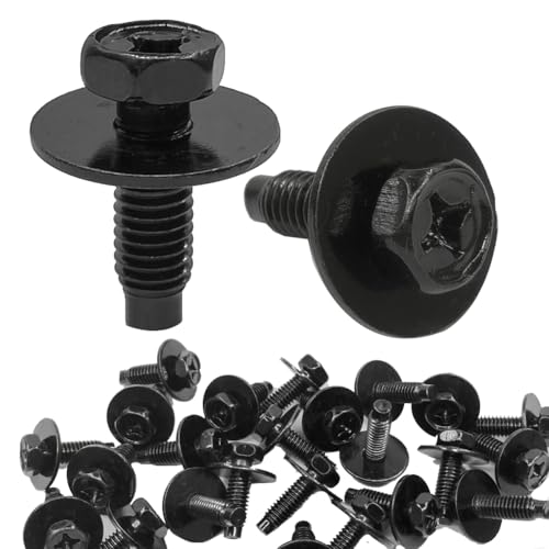 Tornillos M5 para evitar la caída del parachoques, pernos con arandela protectora