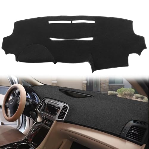 AKMOTOR Dash Cover Mat Custom Fit for Toyota Venza Without