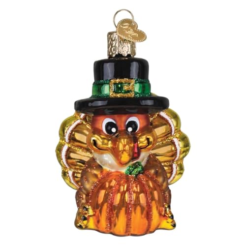 Old World Christmas Pilgrim Turkey Glass Blown Ornament for Christmas
