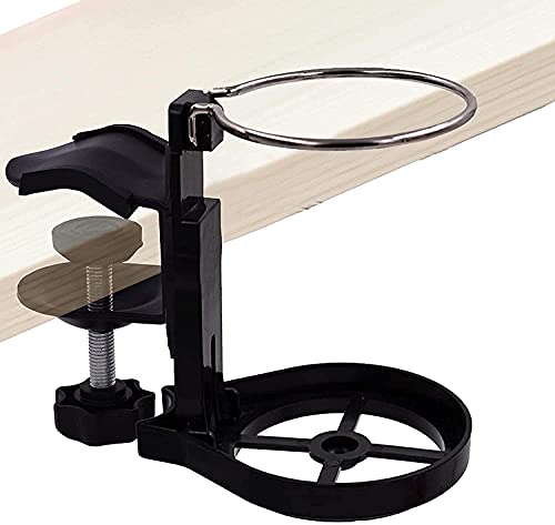Soporte antiderrames para botellas de agua para tu escritorio o mesa, plegable y portátil para viajes, aviones, cafeterías, escritorios, mesas y sillas de ruedas Cover