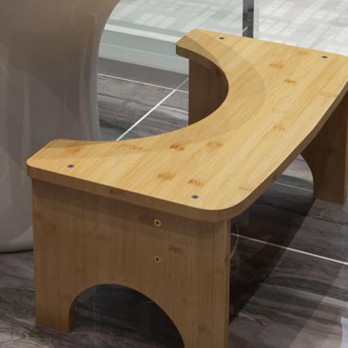 Tabouret de toilette de bain en bois pour apprentissage propreté - 6