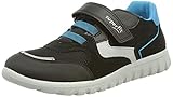 leichte, flexible Laufsohle Superfit Jungen SPORT7 Mini Lauflernschuhe, SCHWARZ/BLAU 0000, 35 EU