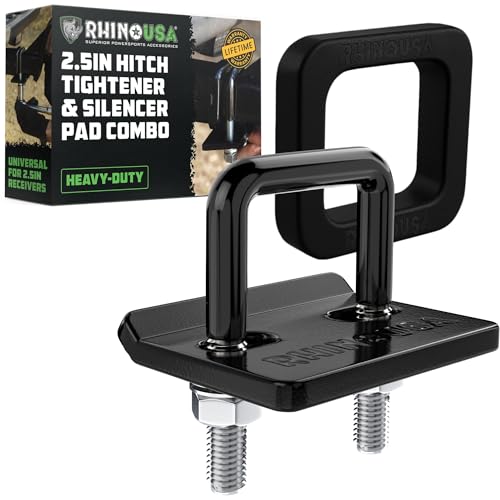 Rhino USA Hitch Tightener Anti Rattle Clamp Silencer Pad