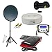 Produktbild PremiumX Camping Mobile Satelliten-Komplettanlage 45cm Antenne Single LNB TV Kabel Dreibein-Stativ HD Receiver Sat-TV-Signalfinder