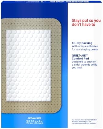 BAND-AID Brand Tru-Stay Sheer Adhesive Pads, Large Size, 10 Count — view 6