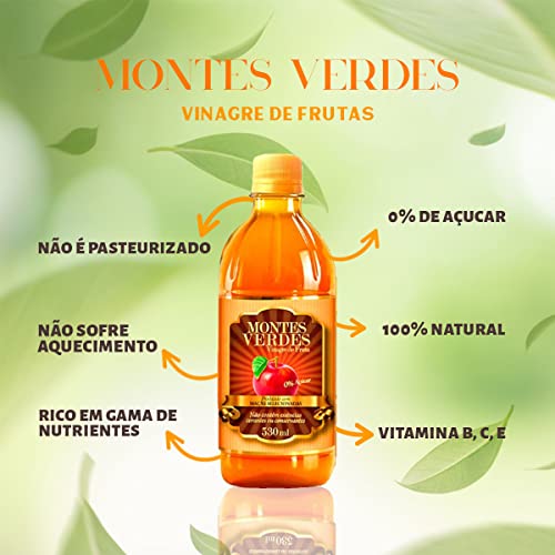 Vinagre De Maçã In Nature 5% De Acidez 530ml