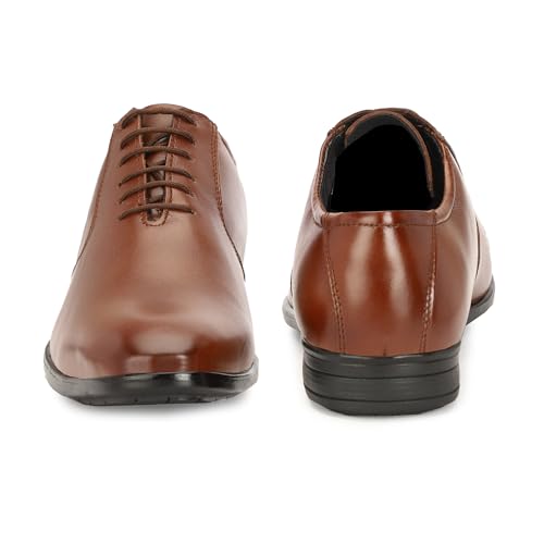 Image of Leatherful Formal Lace-up Derby Shoes for Men | Full Grain Leather | Office, Party, All Occassion | Genuine Leather | Smart Casual YKDB040