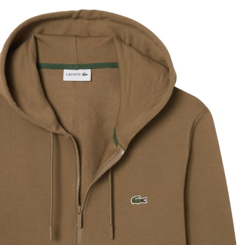 Image of Lacoste Men's Classic Fit Zipped Fleece Sweatshirt