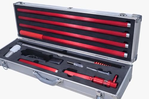 Image of Smoke and Heat Detector Testing Kit with Extension Poles | Fire Alarm Detector Test Equipment for Fire Safety Inspection