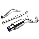 DNA MOTORING CBE-GALANT99-L4-BT Stainless Steel Cat Back Exhaust System [Compatible with 99-03 Mitsubishi Galant 2.4L]